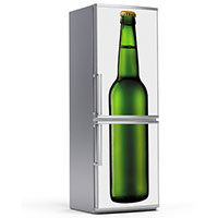 Υφασμάτινο αυτοκόλλητο ψυγείου που απεικονίζει ένα πράσινο μπουκάλι μπύρα. Είναι ανθεκτικό και κολλάει και ξεκολλάει εύκολα.Μπορείτε να μας ζητήσετε να εκτυπωθεί σε ότι διάσταση θέλετε. Το θέμα προσαρμοζεται ανάλογα στη διάσταση που θέλετε.Το παράδειγμα που παρουσιάζουμε στην απομονομένη εικόνα του θέματος αφορά ψυγείο με διάσταση 75cm πλάτος x 200cm ύψος.