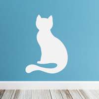 Αυτοκόλλητο τοίχου από βινύλιο που απεικονίζει τη σιλουέτα μιας γάτας.Είναι ανθεκτικό και κολλάει και ξεκολλάει εύκολα.Μπορείτε να μας ζητήσετε να εκτυπωθεί σε ότι διάσταση και χρώμα θέλετε. 
