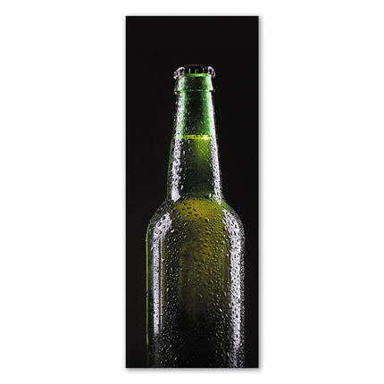 Υφασμάτινο αυτοκόλλητο ψυγείου που απεικονίζει ένα πράσινο μπουκάλι μπύρα σε μαύρο φόντο.Είναι ανθεκτικό και κολλάει και ξεκολλάει εύκολα.Μπορείτε να μας ζητήσετε να εκτυπωθεί σε ότι διάσταση θέλετε. Το θέμα προσαρμοζεται ανάλογα στη διάσταση που θέλετε.Το παράδειγμα που παρουσιάζουμε στην απομονομένη εικόνα του θέματος αφορά ψυγείο με διάσταση 75cm πλάτος x 200cm ύψος.