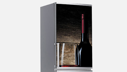 Αυτοκόλλητα ψυγείου - Κρασί