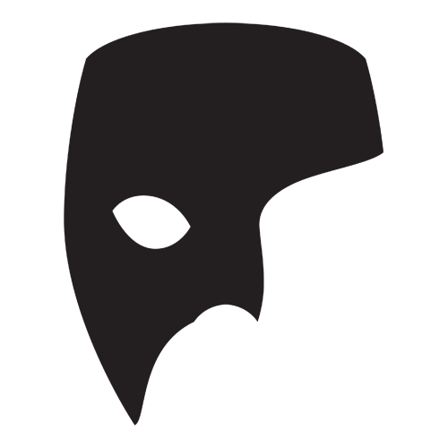 Αυτοκόλλητο τοίχου από βινύλιο που απεικονίζει μια μάσκα θεάτρου που παραπέμπει στον χαρακτήρα από το 