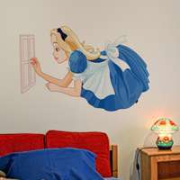 Αυτοκόλλητο τοίχου από βινύλιο που απεικονίζει την Αλίκη από την ιστορία 