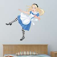 Αυτοκόλλητο τοίχου από βινύλιο που απεικονίζει την Αλίκη από την ιστορία 