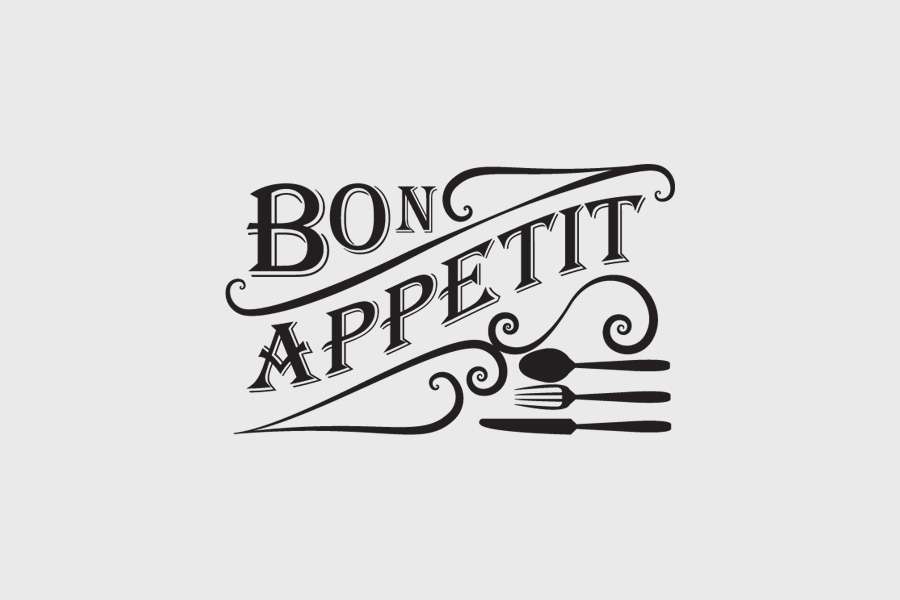 Αυτοκόλλητο τοίχου Bon appetit-2