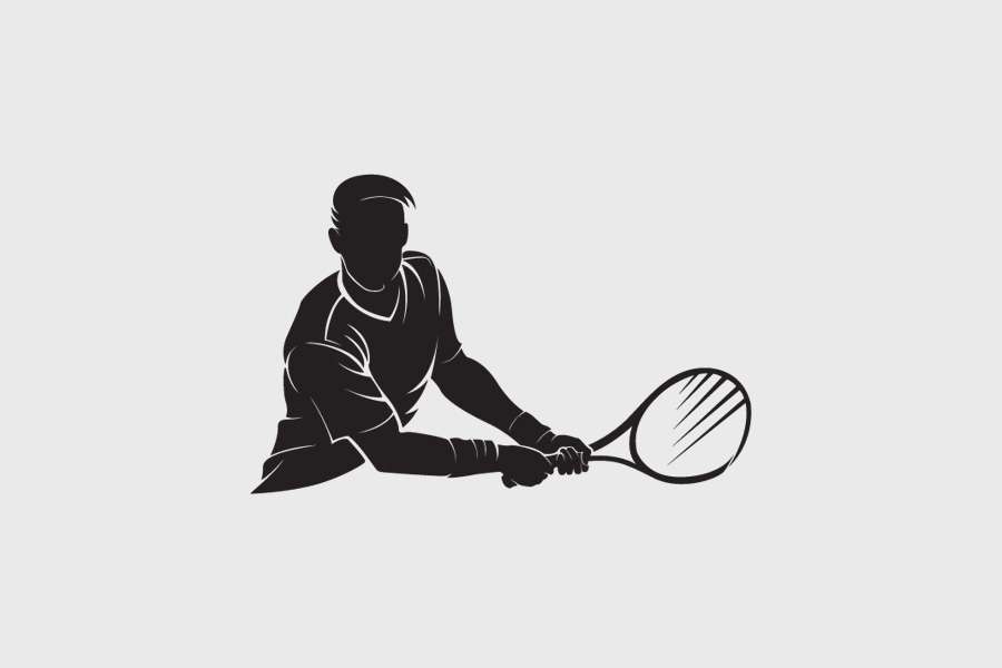 Αυτοκόλλητο τοίχου από βινύλιο που απεικονίζει έναν αθλητή του τένις. Είναι ανθεκτικό και κολλάει και ξεκολλάει εύκολα.Μπορείτε να μας ζητήσετε να εκτυπωθεί σε ότι διάσταση και χρώμα θέλετε. 