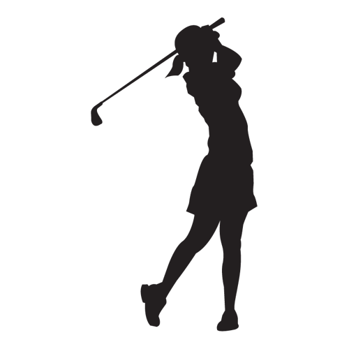 Αυτοκόλλητο τοίχου από βινύλιο που απεικονίζει μια γυναίκα να παίζει γκολφ. Είναι ανθεκτικό και κολλάει και ξεκολλάει εύκολα.Μπορείτε να μας ζητήσετε να εκτυπωθεί σε ότι διάσταση και χρώμα θέλετε. 