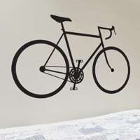Αυτοκόλλητο τοίχου από βινύλιο που απεικονίζει ένα ποδήλατο. Είναι ανθεκτικό και κολλάει και ξεκολλάει εύκολα.Μπορείτε να μας ζητήσετε να εκτυπωθεί σε ότι διάσταση και χρώμα θέλετε. 